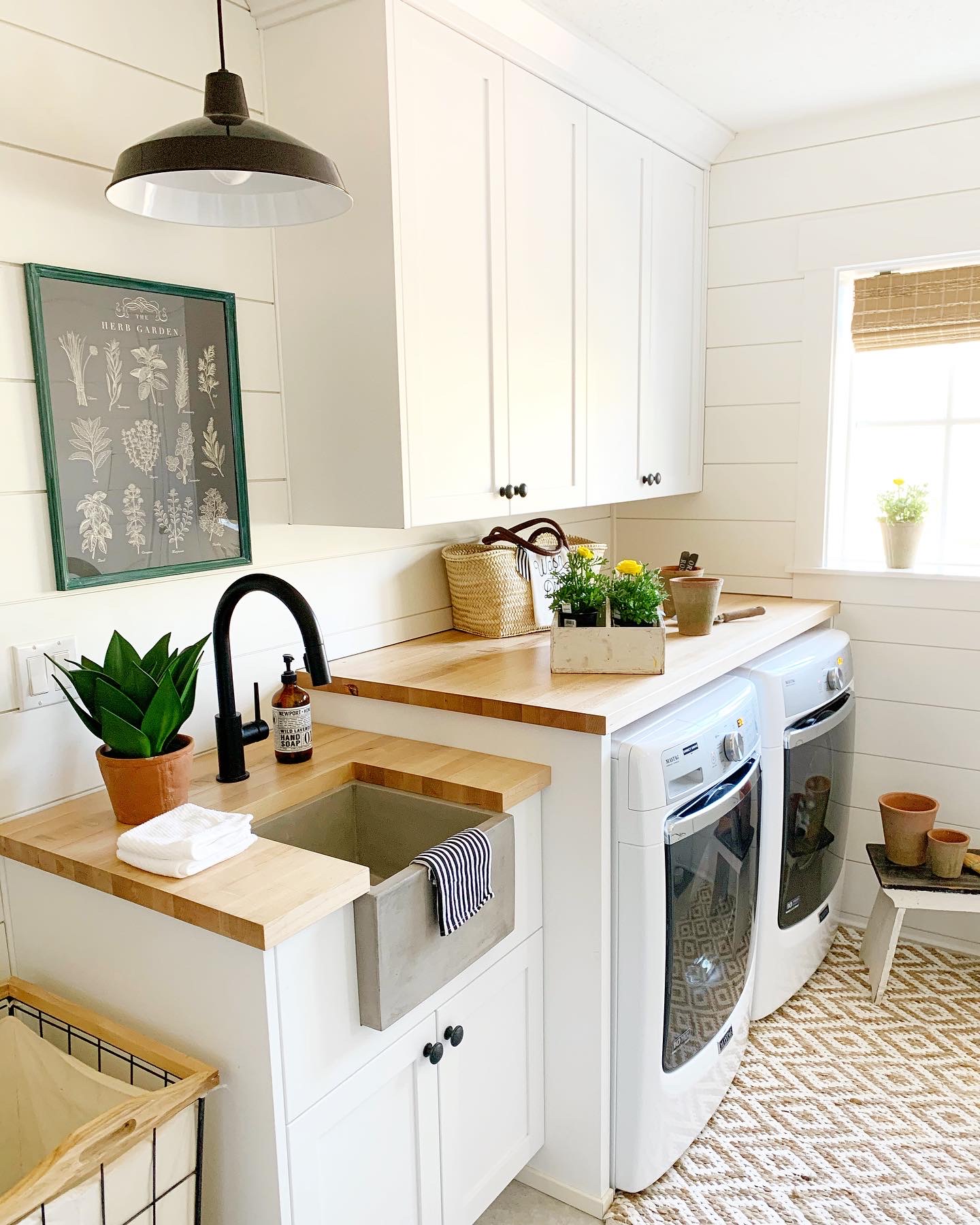Laundry Room Refresh--{A Before & After Transformation}
