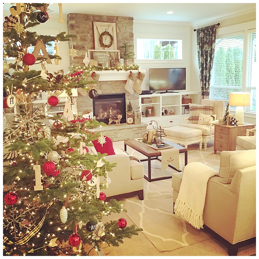 Christmas Room Tour » Yellow Prairie Interiors