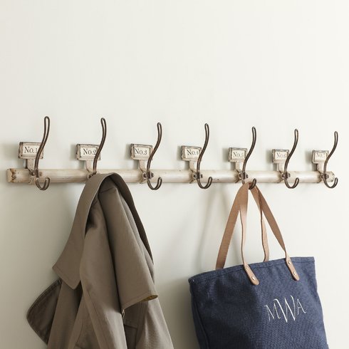 Rustic+Numbered+Coat+Hooks - Yellow Prairie Interiors